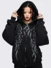 Gritty Zip Up Hoodie sold by Minga London