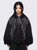 Gritty Zip Up Hoodie sold by Minga London