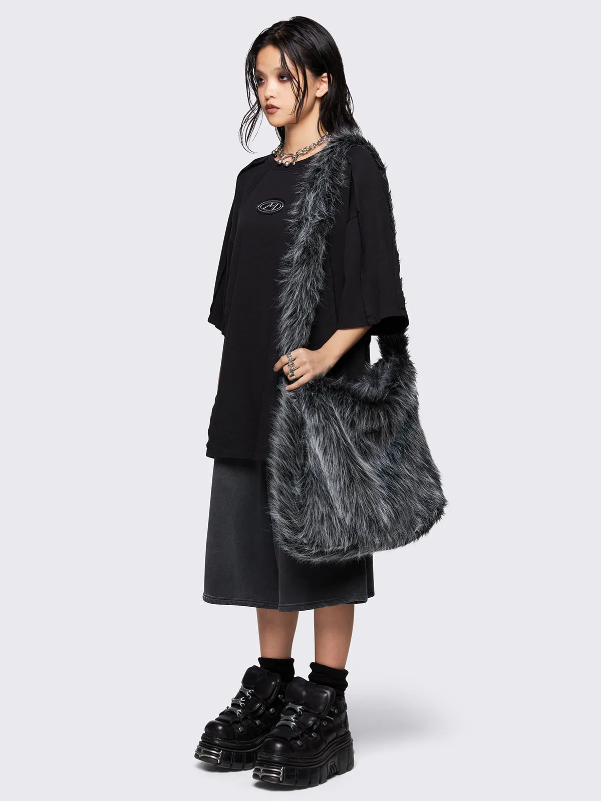 Nox Black T-Shirt sold by Minga London product image thumbnail 5