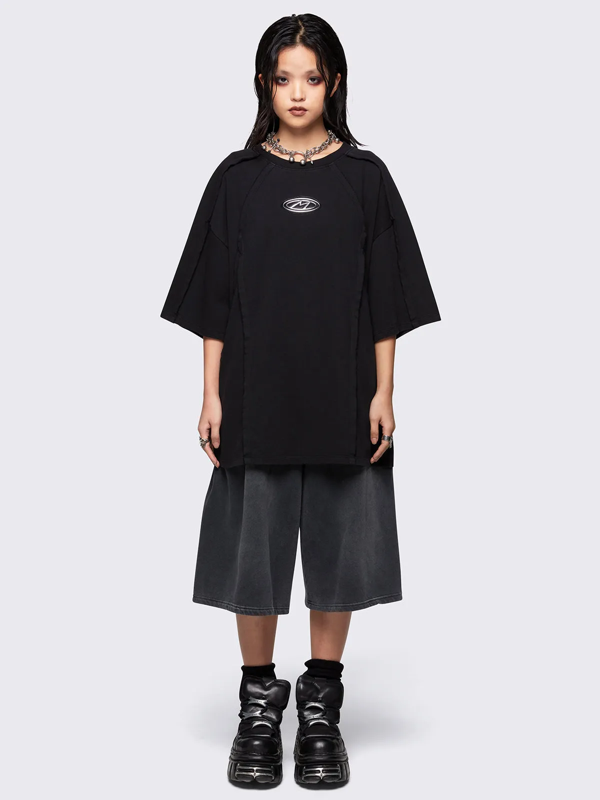 Nox Black T-Shirt sold by Minga London product image thumbnail 2