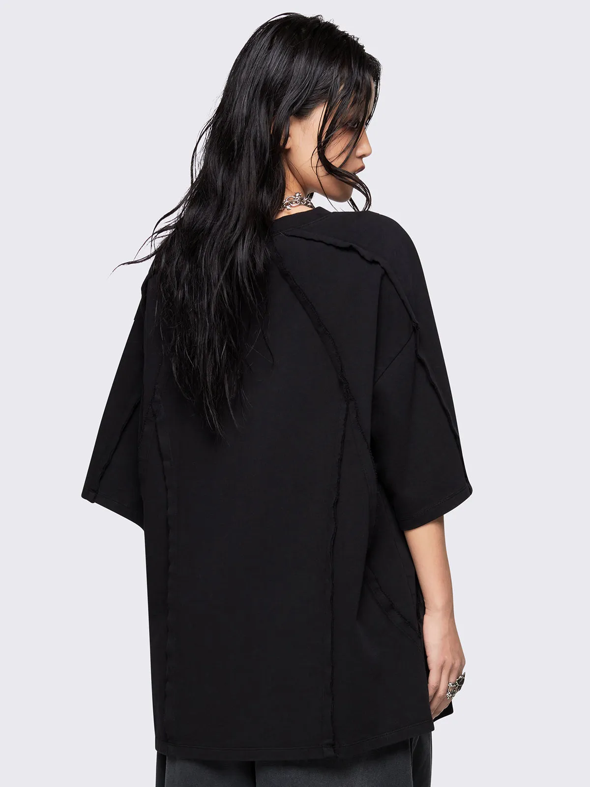 Nox Black T-Shirt sold by Minga London product image thumbnail 4