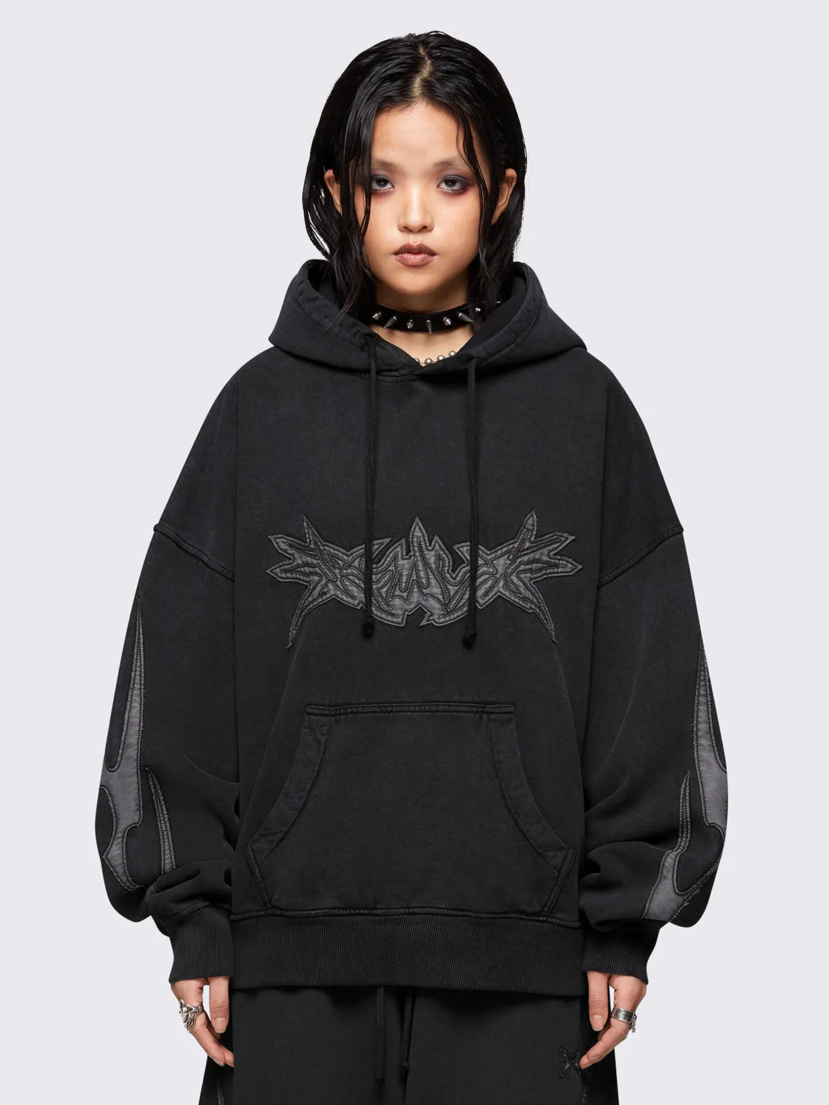 Raw Washed Hoodie sold by Minga London