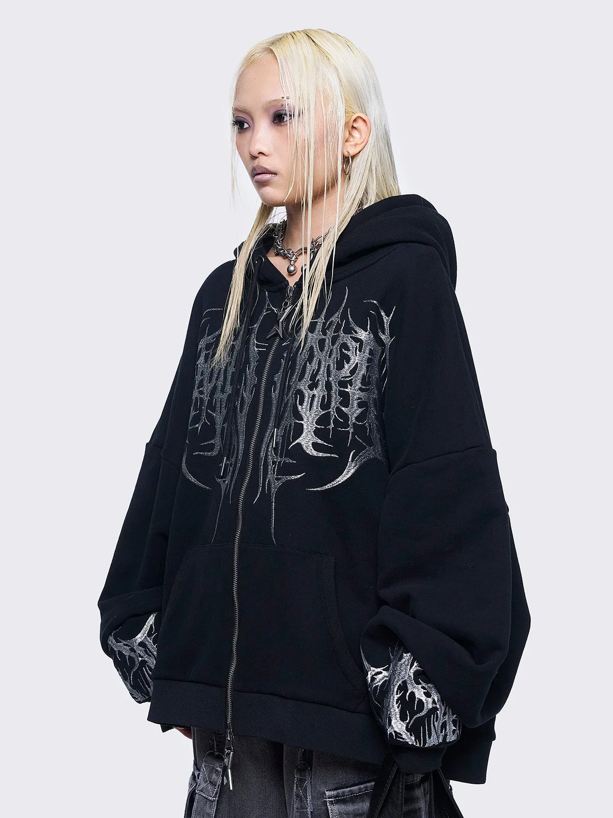 Venom Zip Up Hoodie sold by Minga London product image thumbnail 2