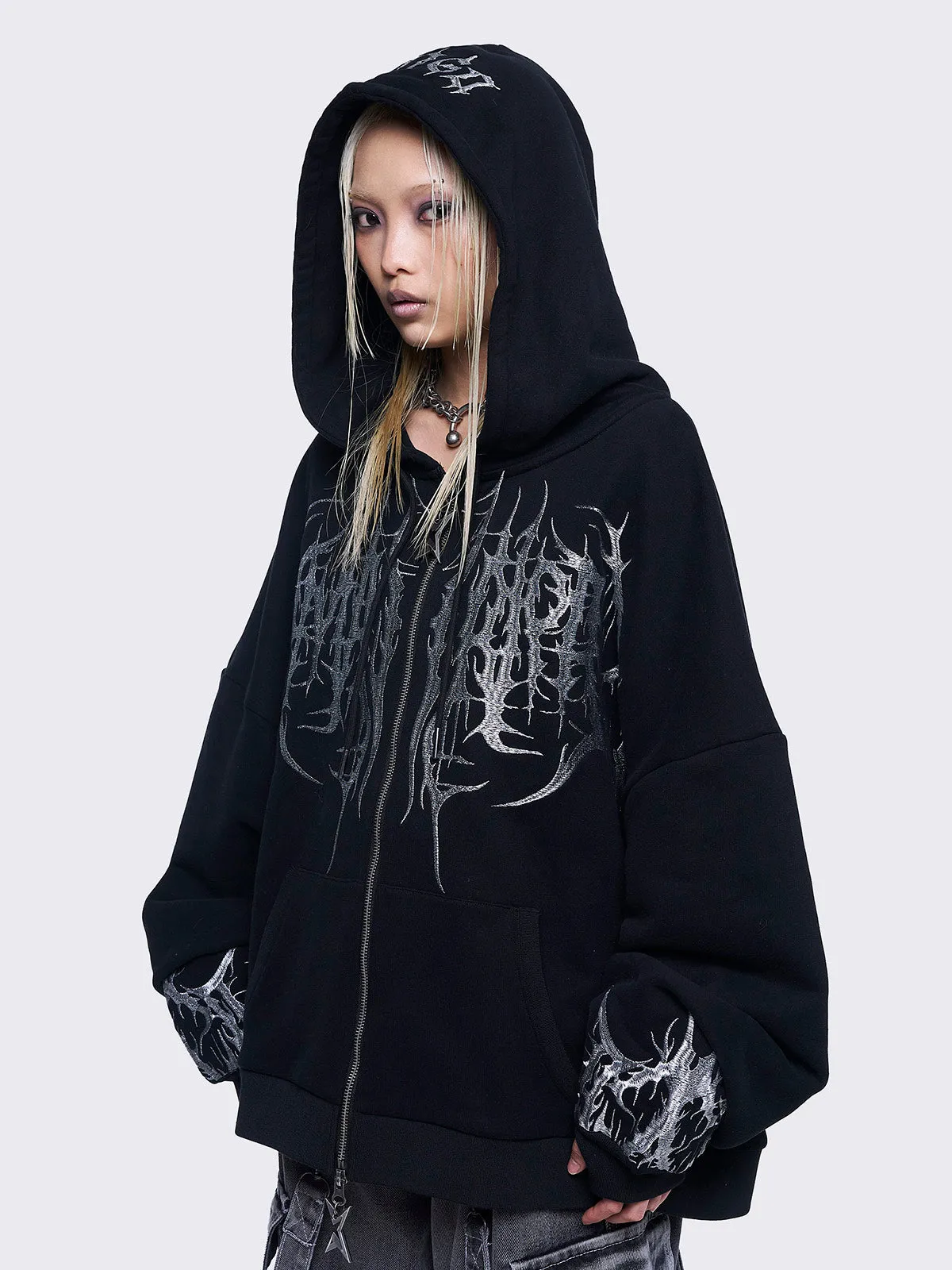 Venom Zip Up Hoodie sold by Minga London product image thumbnail 5