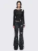 Aryana Black Cut-Out Top sold by Minga London