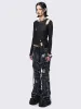 Aryana Black Cut-Out Top sold by Minga London