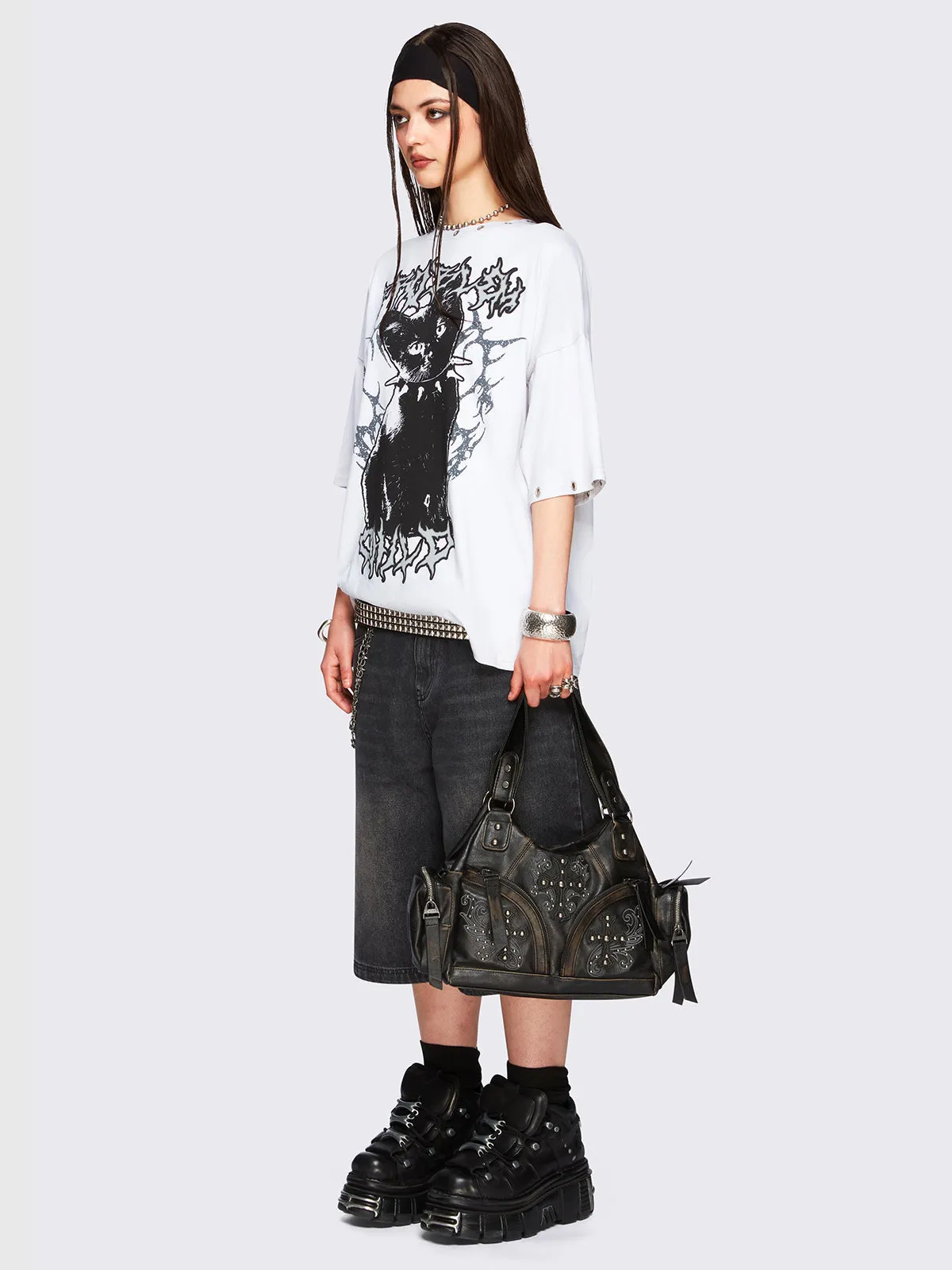 Bad Luck T-shirt sold by Minga London product image thumbnail 4