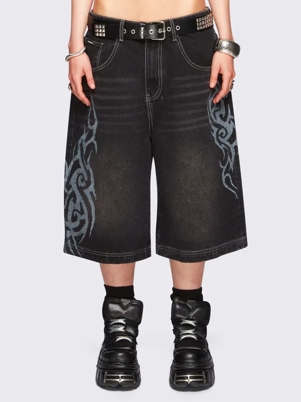 Cyber Washed Jorts sold by Minga London