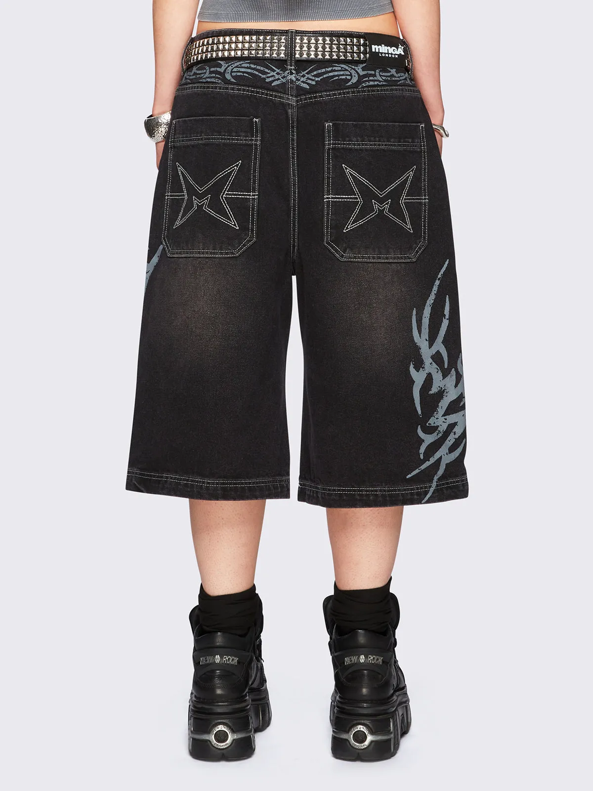 Cyber Washed Jorts sold by Minga London product image thumbnail 2