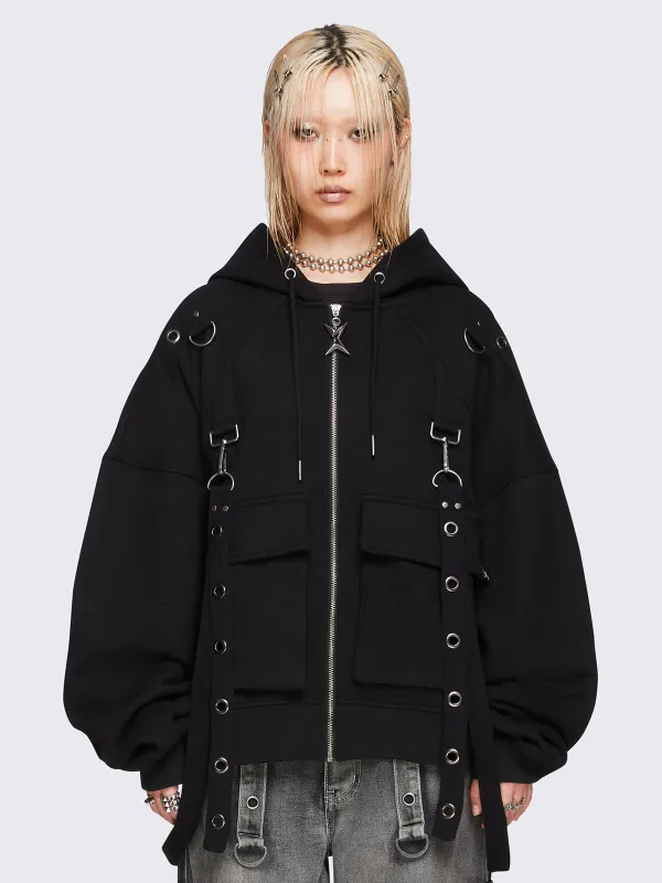 Trek Zip Up Hoodie sold by Minga London