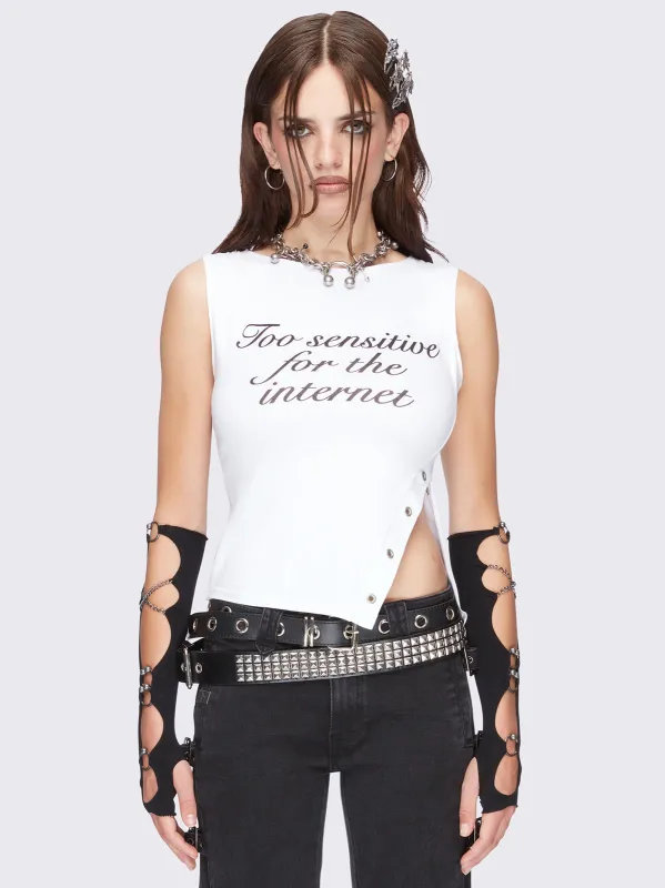 Too Sensitive Top sold by Minga London