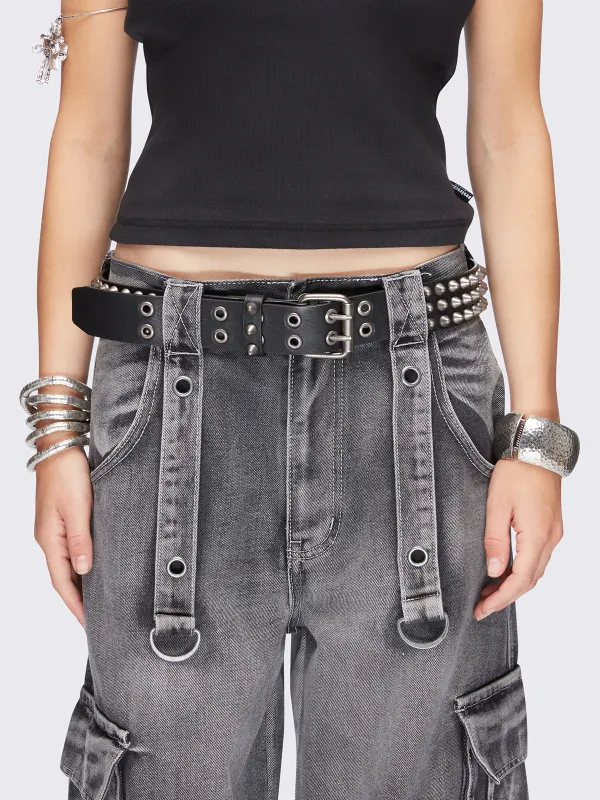 Brutal Spike Studded Belt sold by Minga London