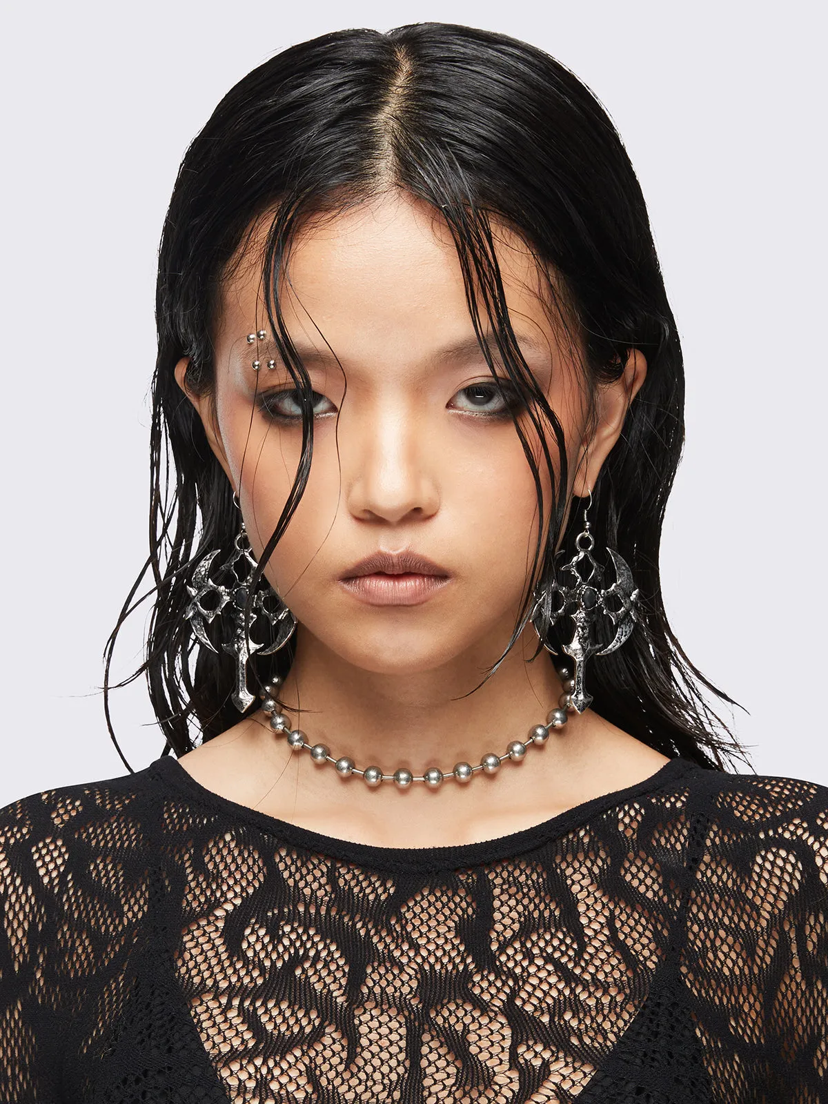 Gothic Cross Earrings sold by Minga London product image thumbnail 2