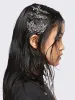Metal Crush Hair Clip Set sold by Minga London