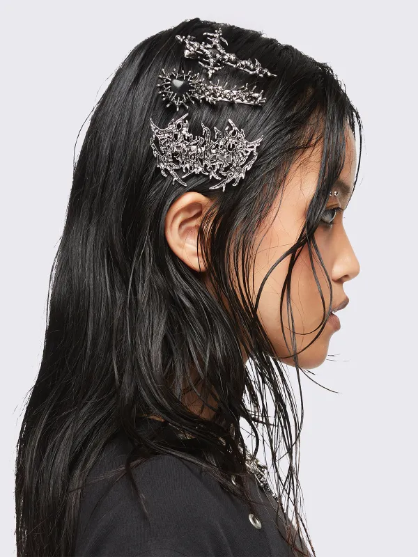 Elektra Leopard Metallic Hole Headband | Parallel