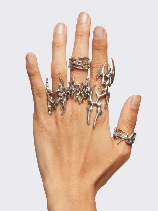 Iron Veins Ring Set made by Minga London