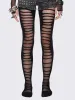 Slashed Fishnet Tights sold by Minga London