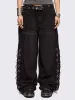 Beck Eyelet Super Baggy Jeans sold by Minga London