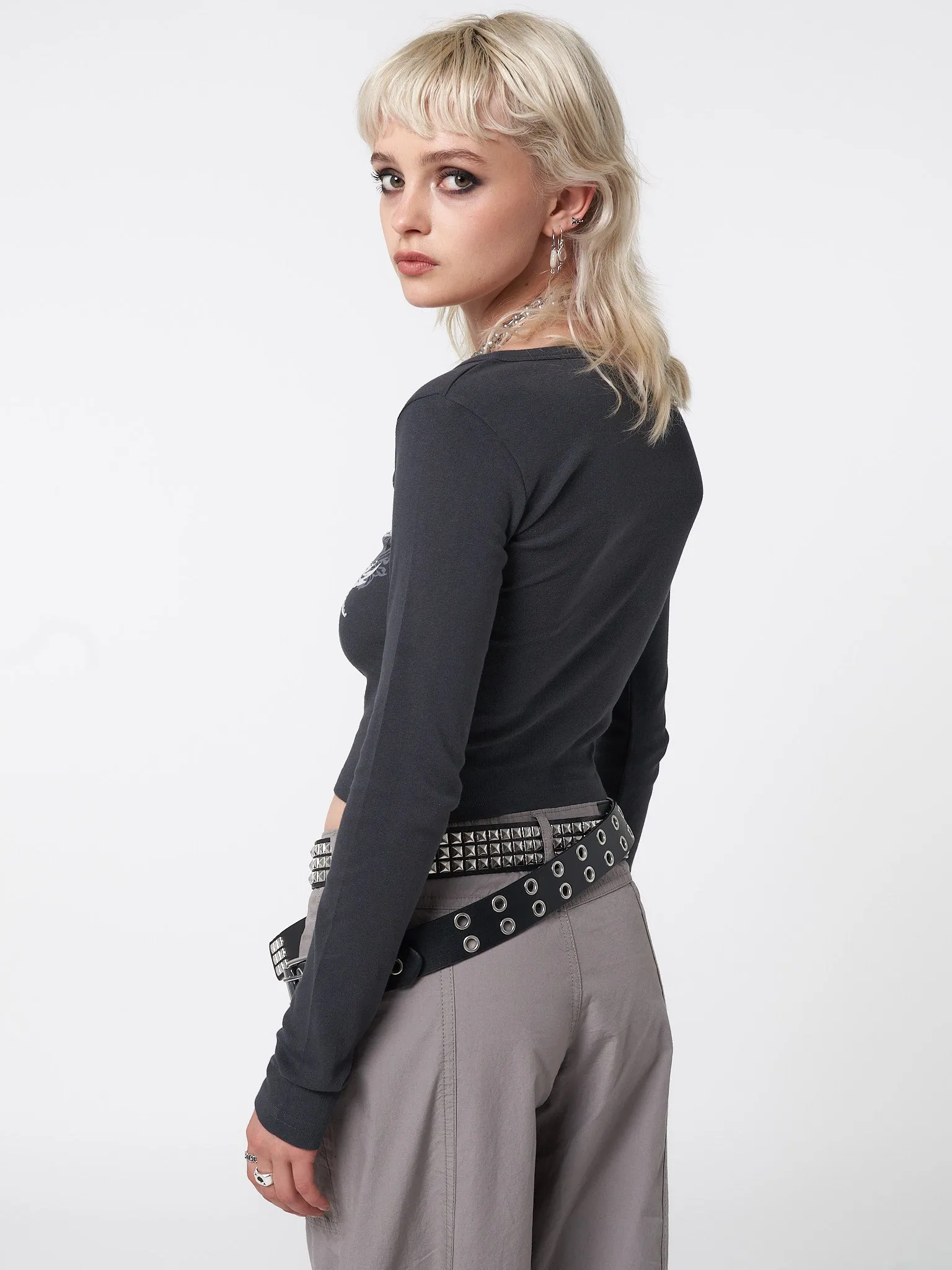 Strass Heart Wings Crop Top sold by Minga London product image thumbnail 5