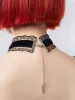 Cruel Lover Velvet Pendant Choker sold by Minga London
