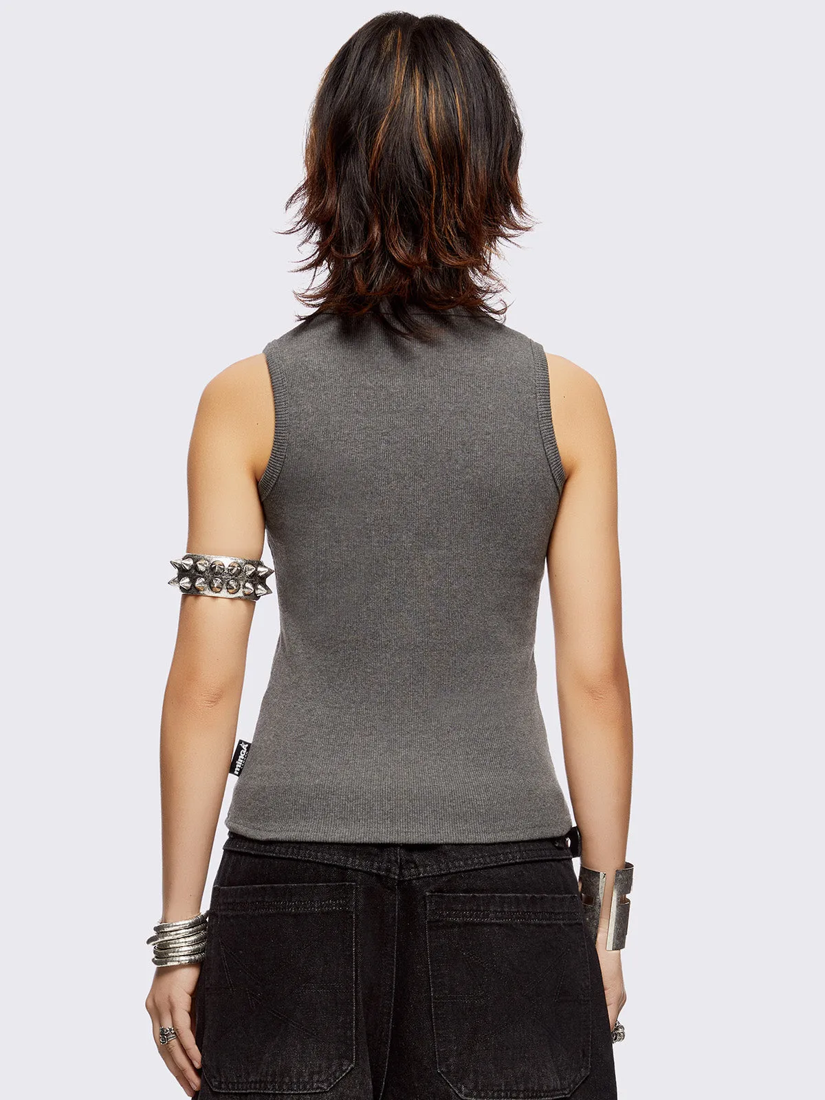 Pierce Me Vest Top sold by Minga London product image thumbnail 3