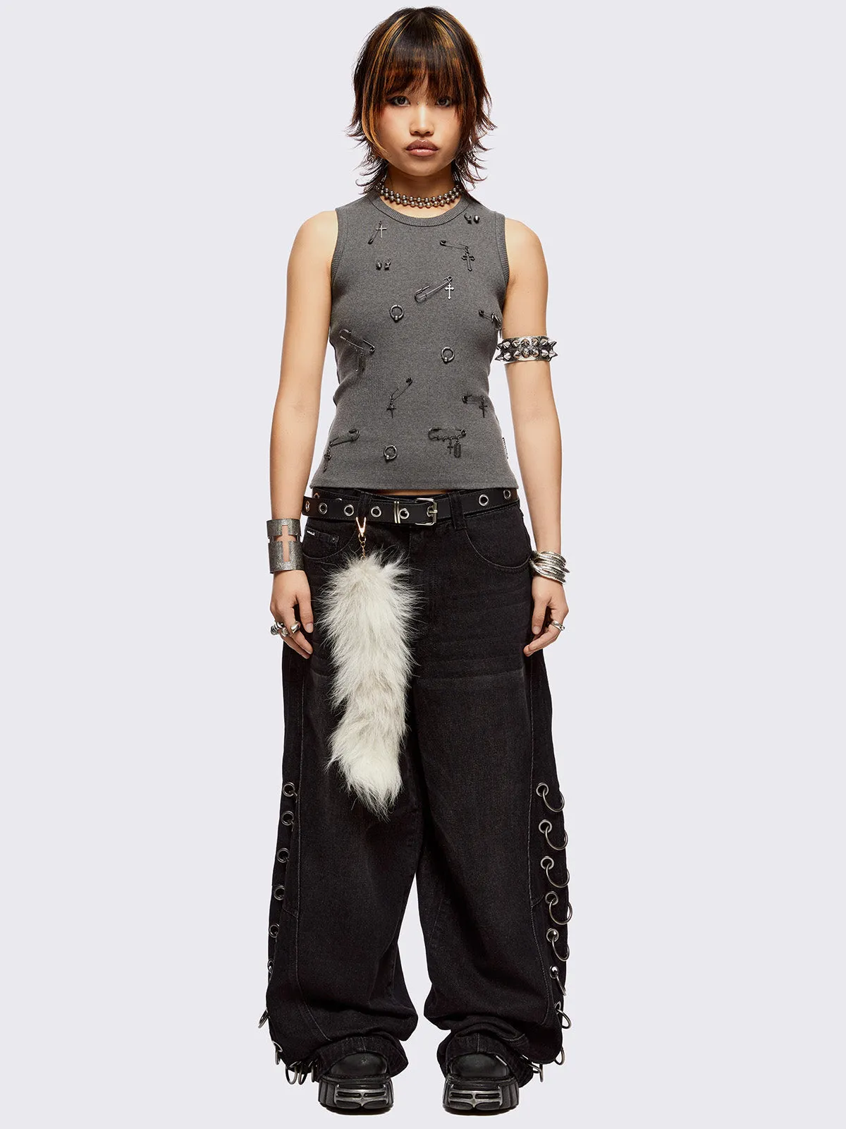 Pierce Me Vest Top sold by Minga London product image thumbnail 2