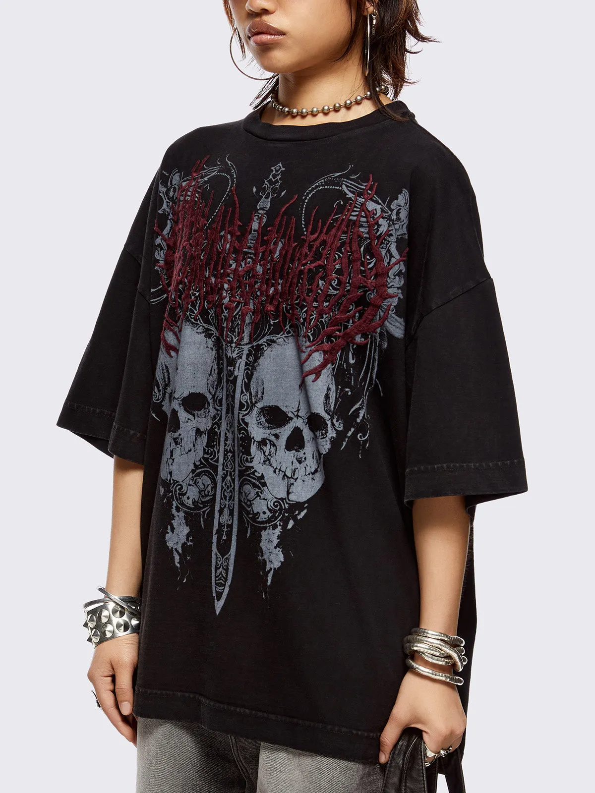 Infernus Washed T-Shirt sold by Minga London product image thumbnail 3