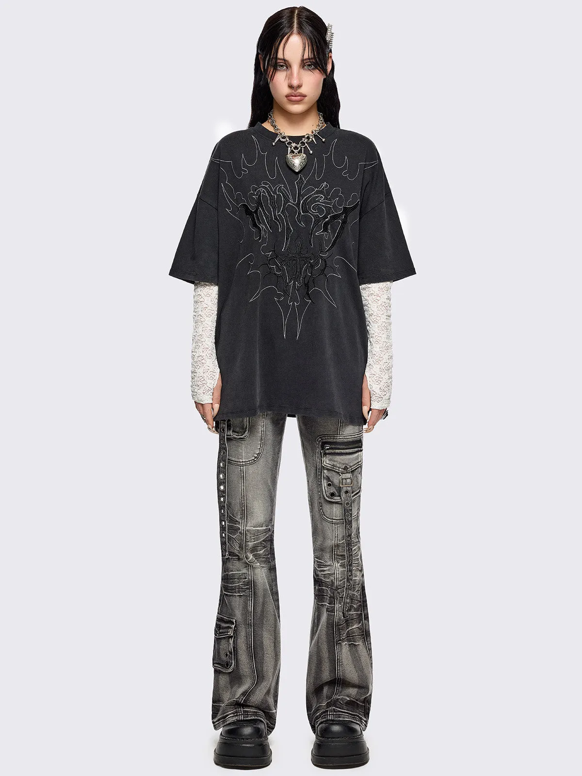 Sweetburn Layered T-Shirt sold by Minga London product image thumbnail 2