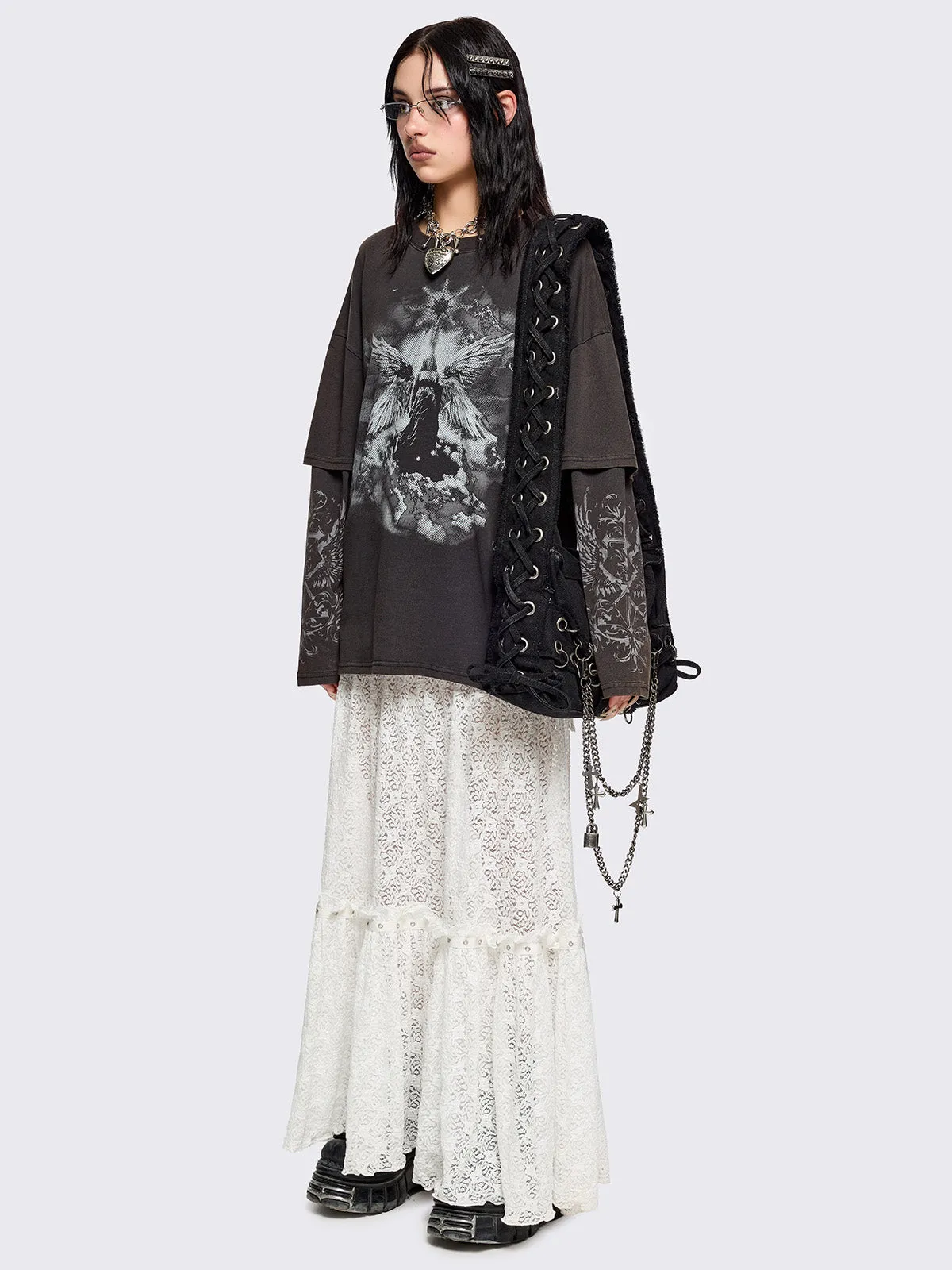 Sanctuary Layered T-Shirt sold by Minga London product image thumbnail 5