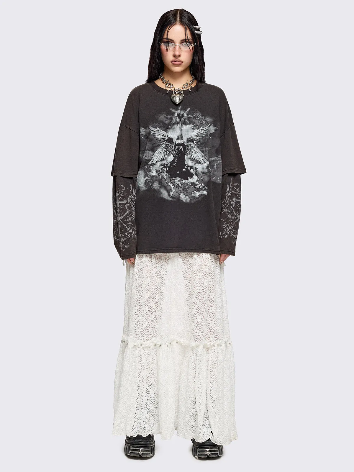 Sanctuary Layered T-Shirt sold by Minga London product image thumbnail 2