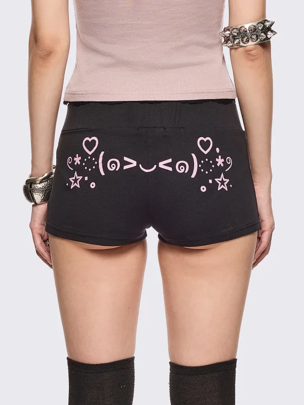Sugar Cheeks Sweat Hot Pants sold by Minga London