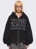 Girl Brain Zip Up Hoodie sold by Minga London