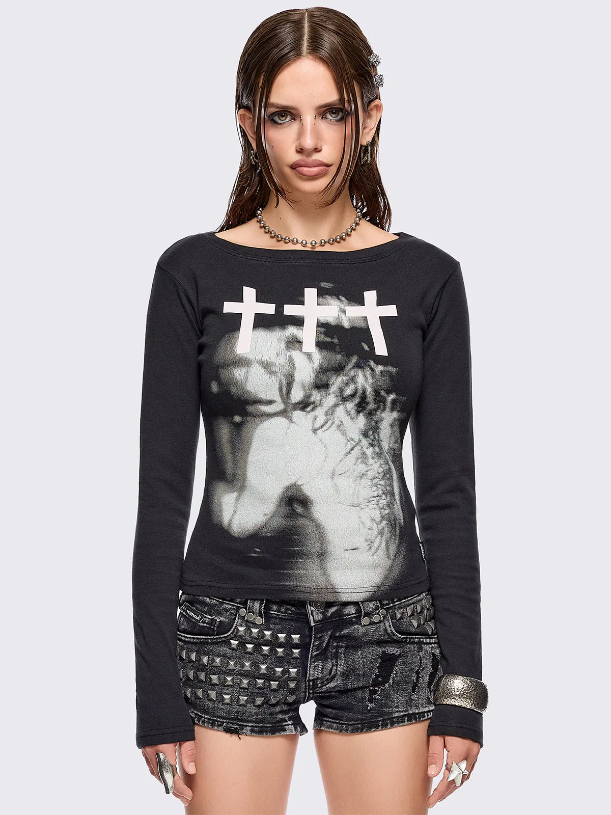 Bad on Purpose Top sold by Minga London