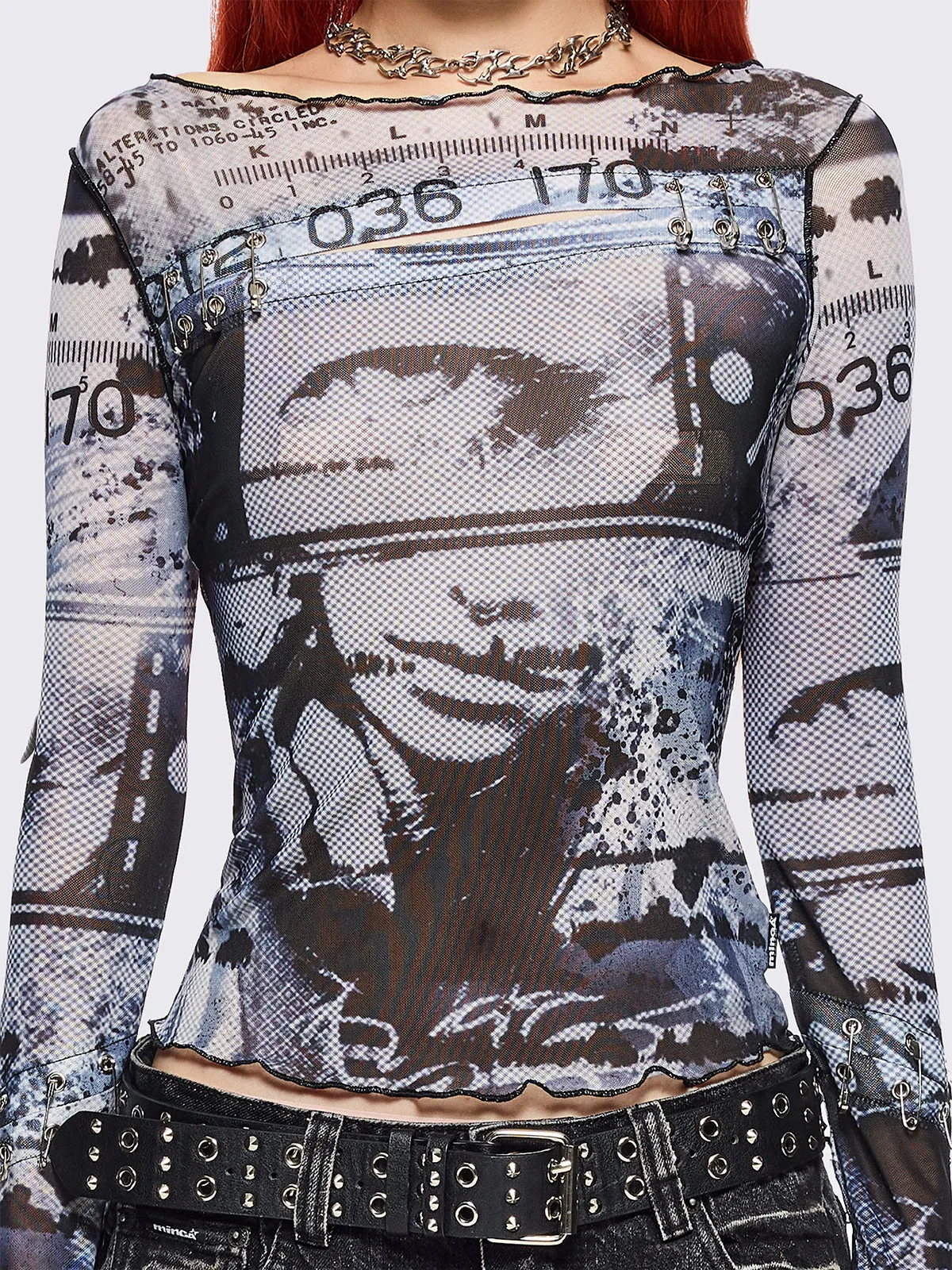 Unseen Mesh Top sold by Minga London product image thumbnail 3