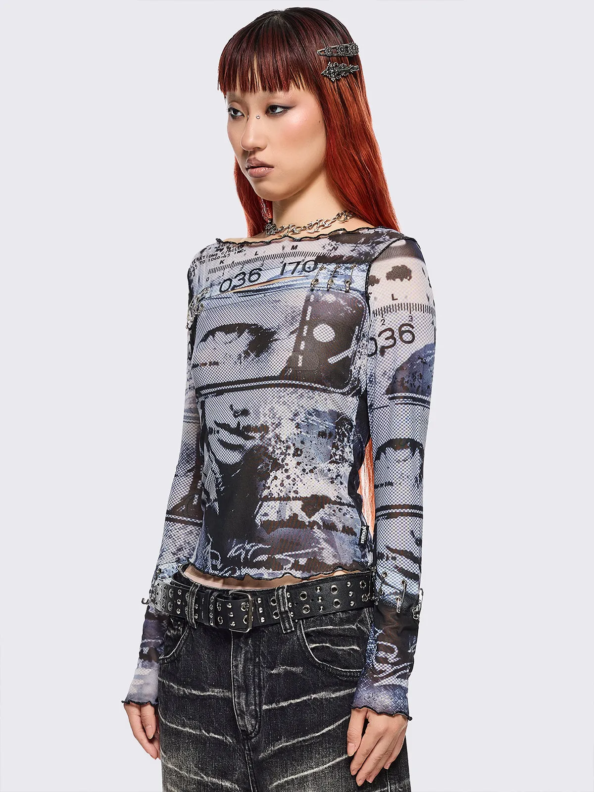 Unseen Mesh Top sold by Minga London product image thumbnail 4