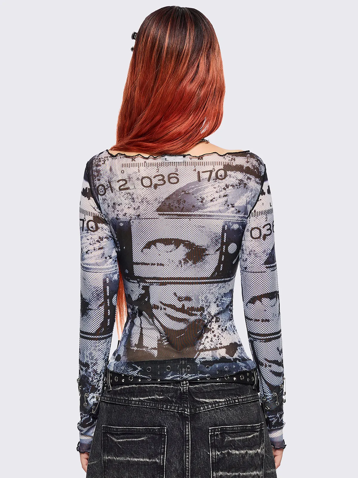 Unseen Mesh Top sold by Minga London product image thumbnail 5