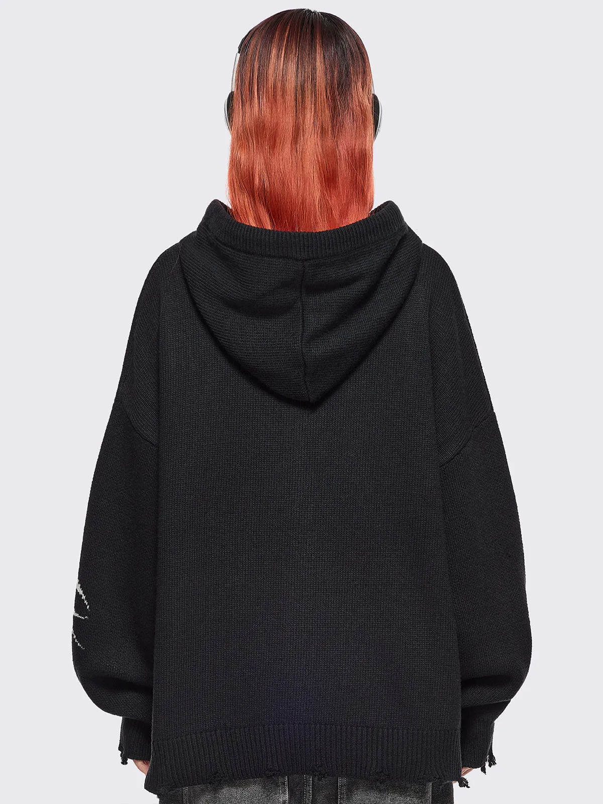 Abyx Knitted Zip-Up Hoodie sold by Minga London product image thumbnail 4