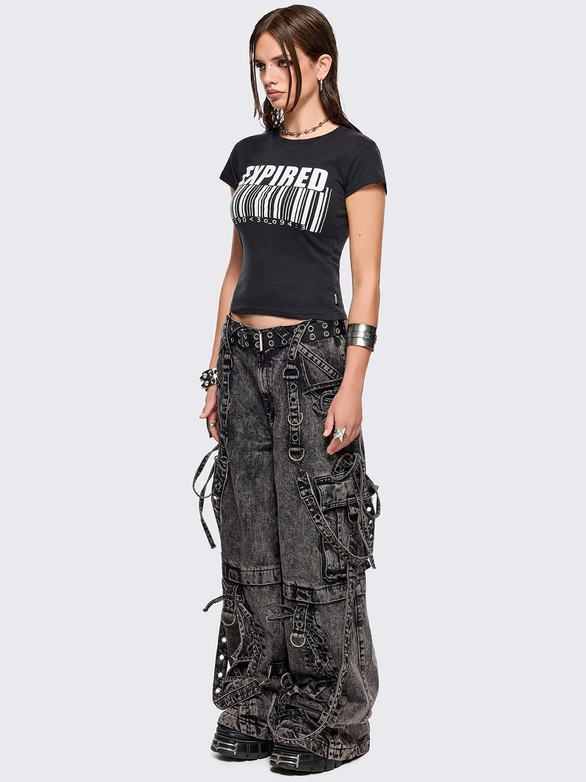 Blink Grey Cargo Jeans sold by Minga London product image thumbnail 5