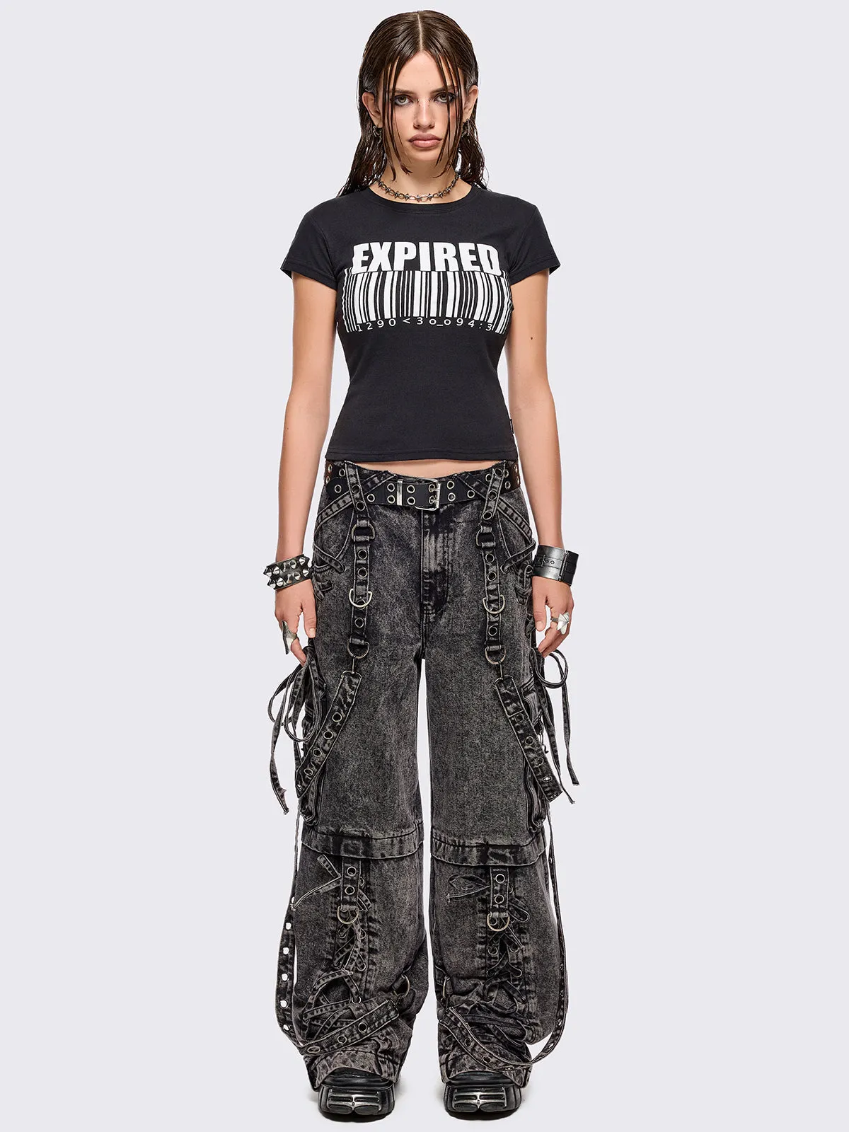 Blink Grey Cargo Jeans sold by Minga London product image thumbnail 2