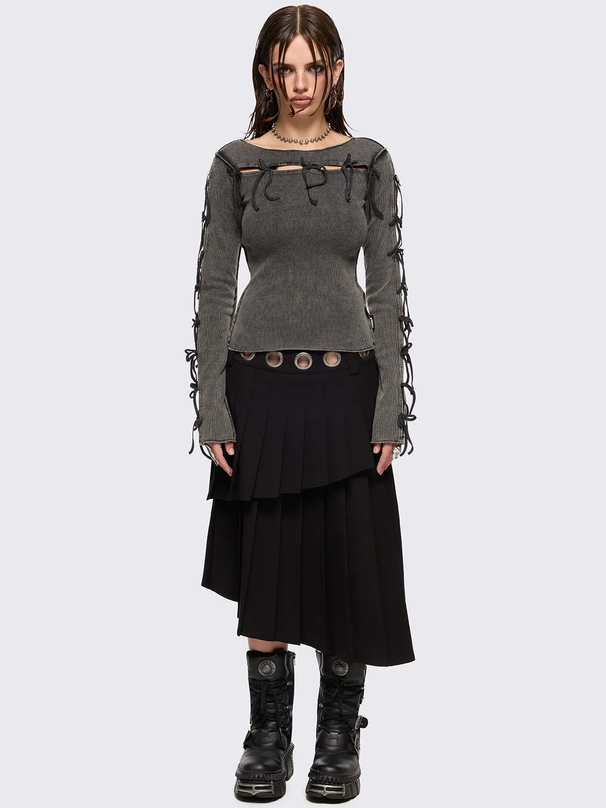 Valerie Pleated Skirt sold by Minga London product image thumbnail 2