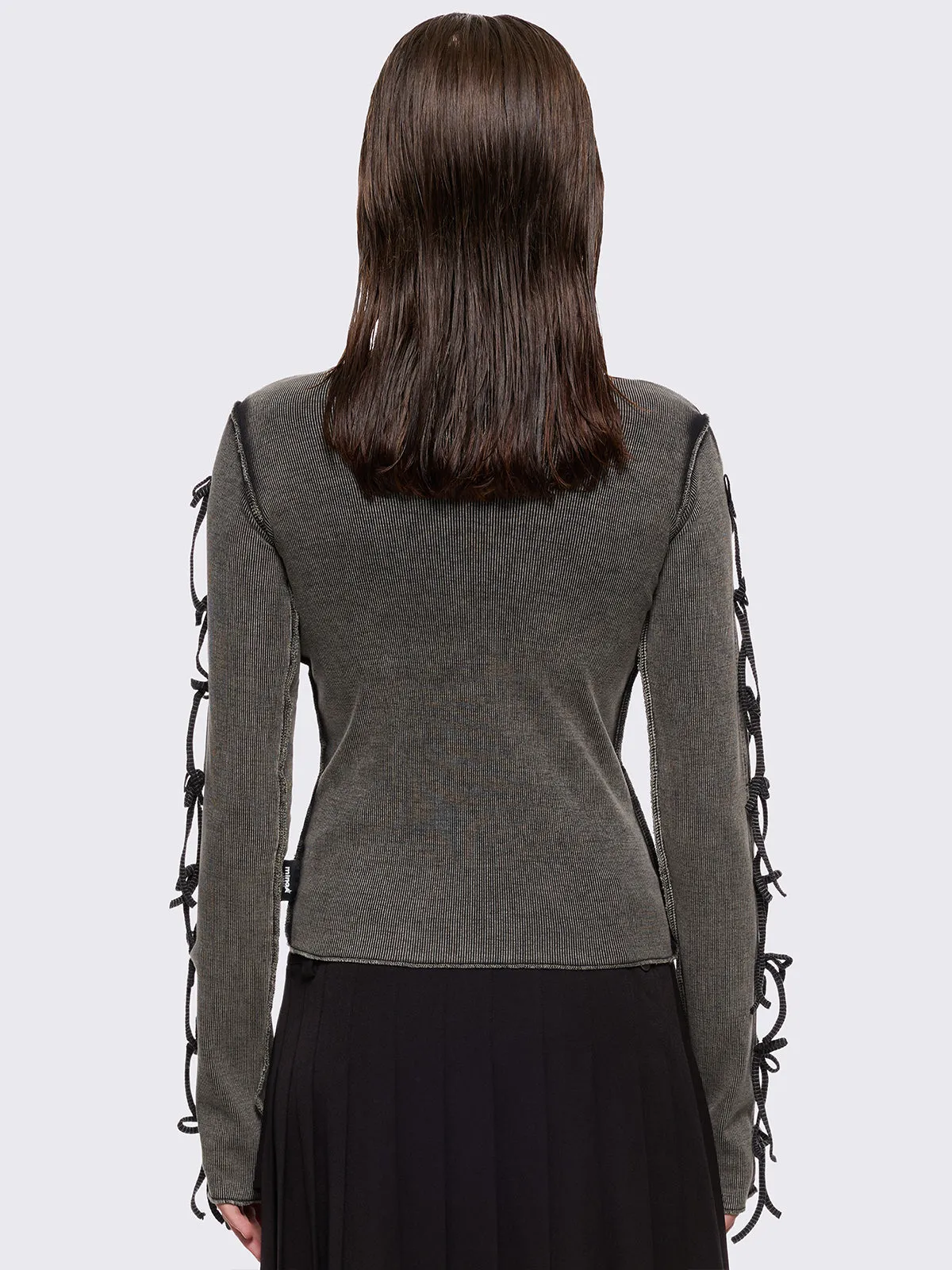Lola Grey Washed Top sold by Minga London product image thumbnail 4