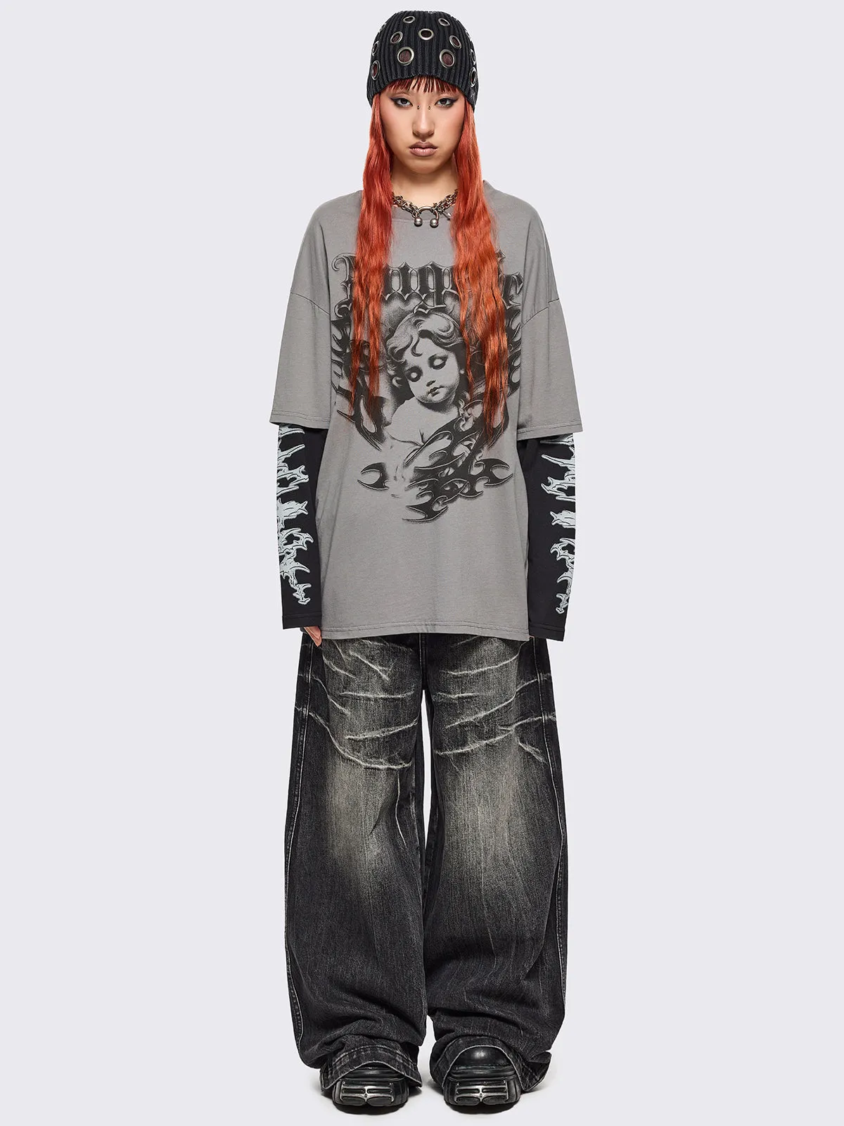 Angelic Layered T-Shirt sold by Minga London product image thumbnail 2