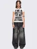 Volt Black Baggy Jeans sold by Minga London