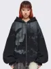 Black Angel Zip Up Hoodie sold by Minga London