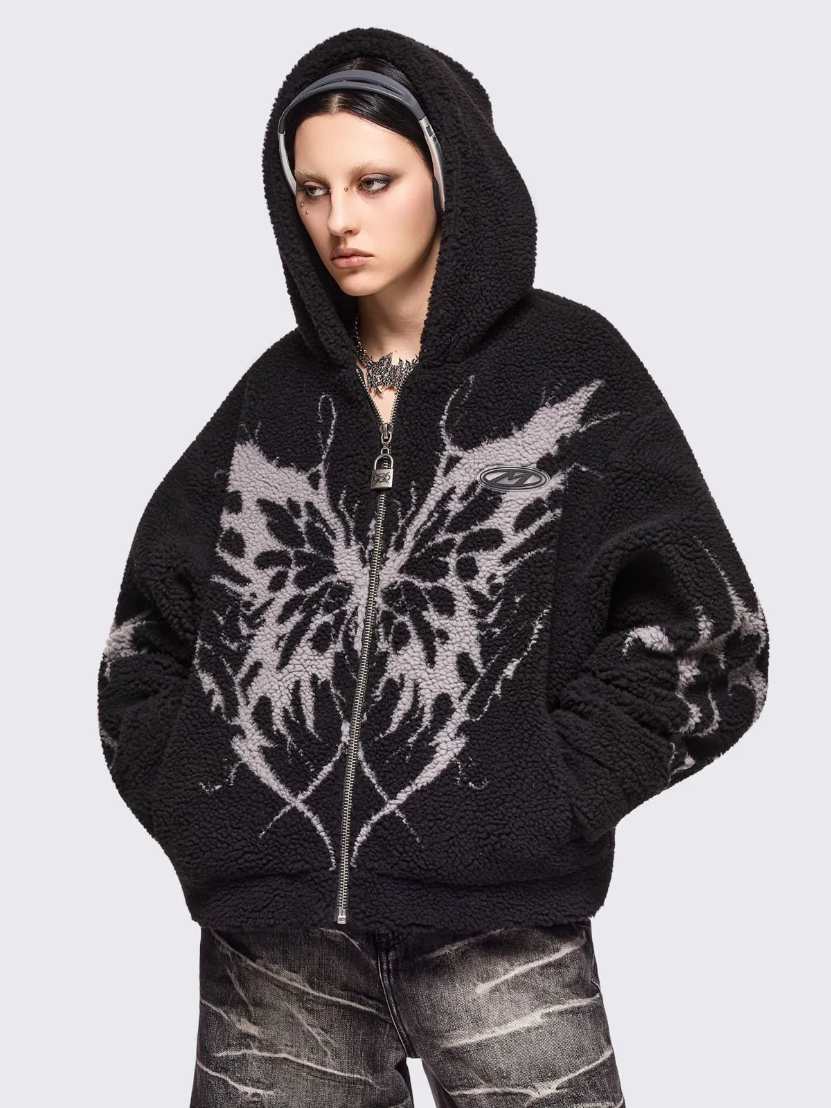 Dark Fly Borg Jacket sold by Minga London product image thumbnail 3