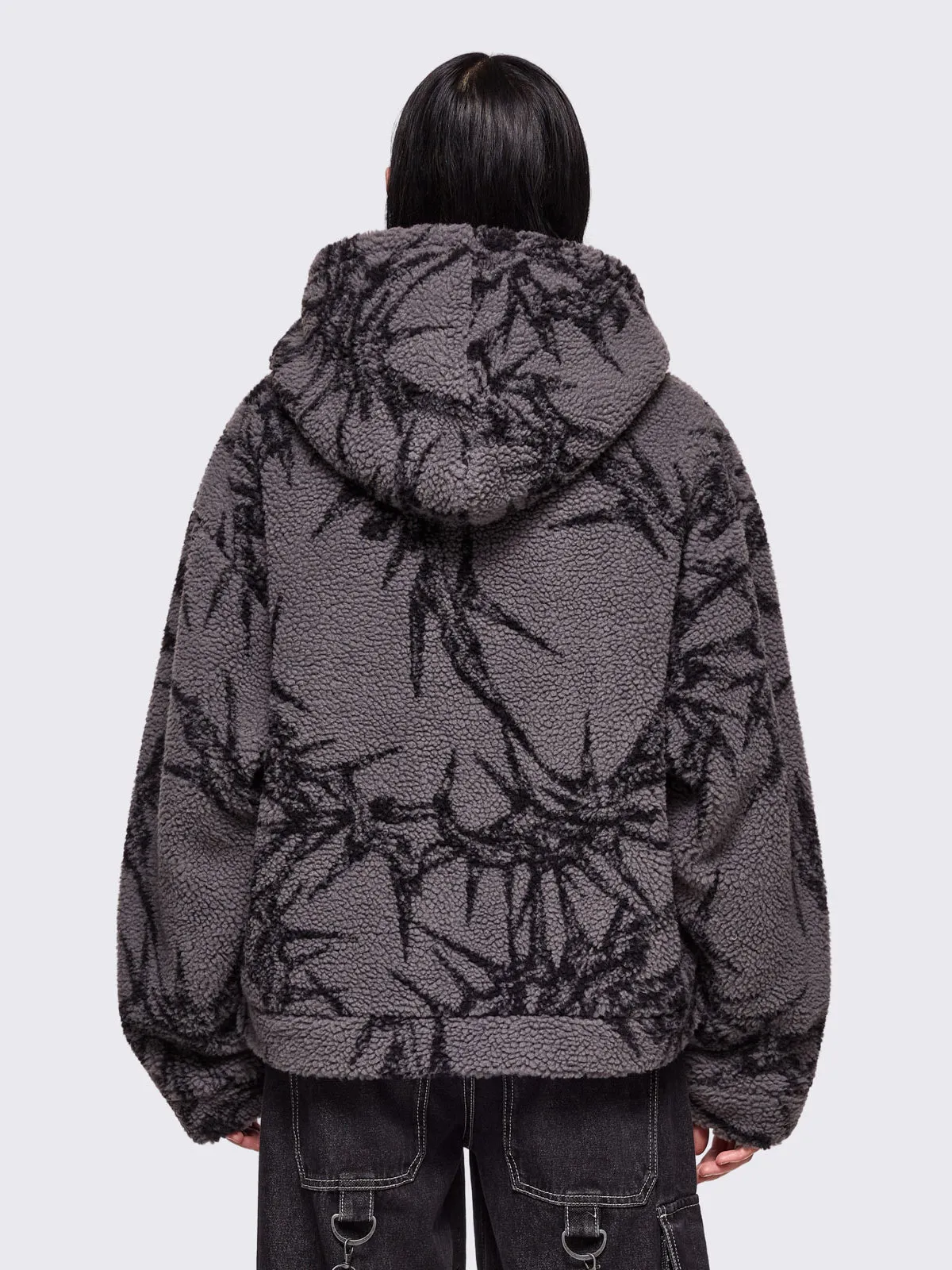 No Mercy Grey Borg Jacket sold by Minga London product image thumbnail 4