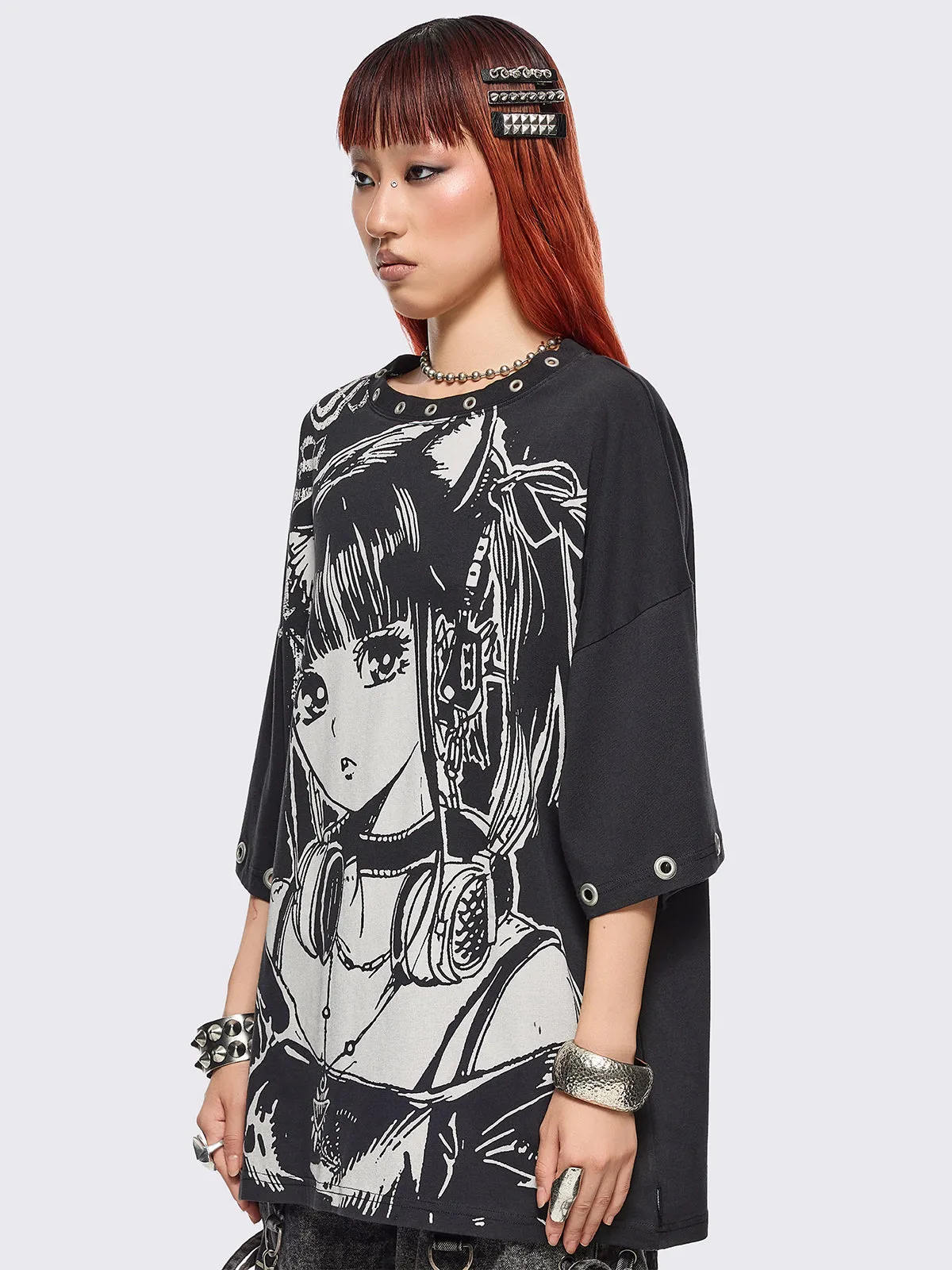 Not That Saintly T-Shirt sold by Minga London product image thumbnail 3