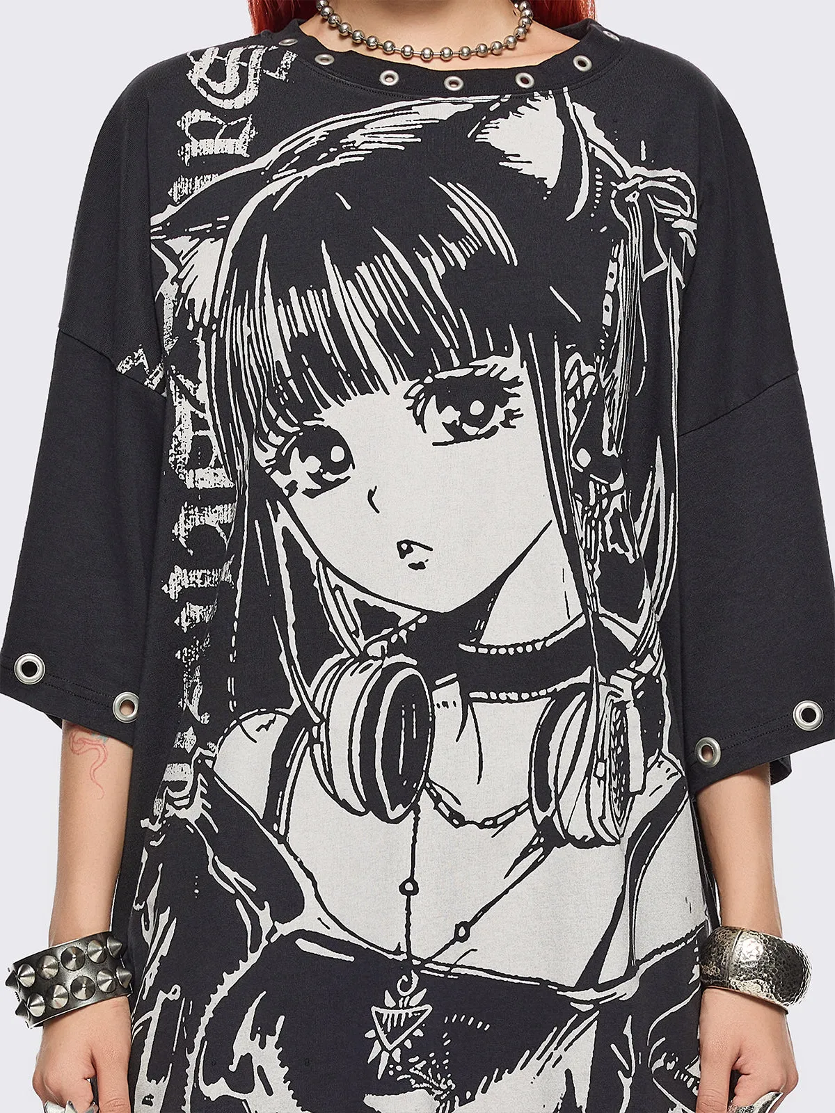 Not That Saintly T-Shirt sold by Minga London product image thumbnail 4