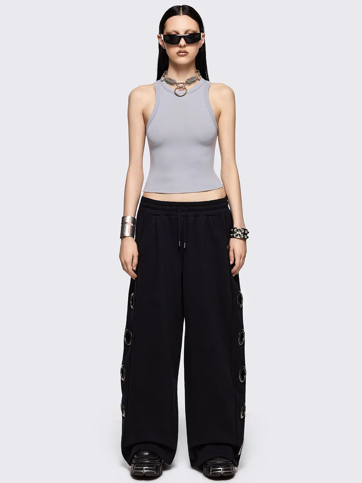 Hexa Black Sweatpants sold by Minga London product image thumbnail 3
