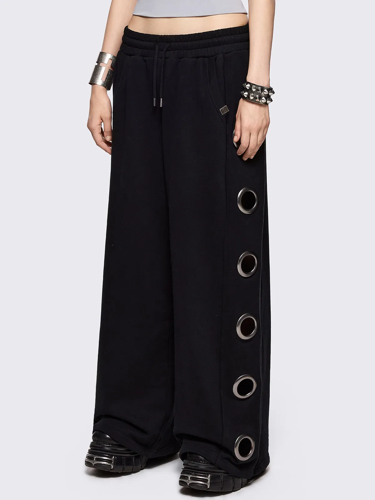 Hexa Black Sweatpants sold by Minga London product image thumbnail 2